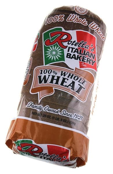 Rotellas Italian Bakery 100 Whole Wheat Bread Hy Vee Aisles Online