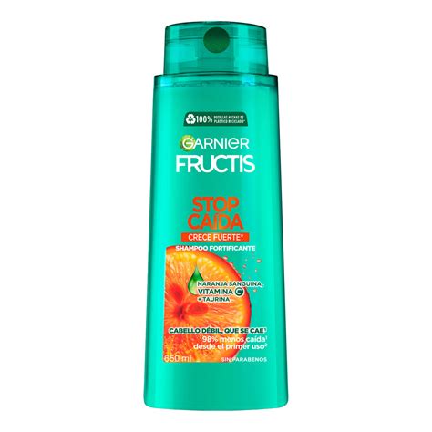 Shampoo Garnier Fructis Stop Caída Crece Fuerte Cabello que se Cae 650