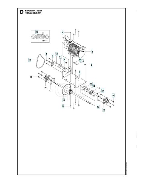 Husqvarna RIDER BATTERY Transmission GHS