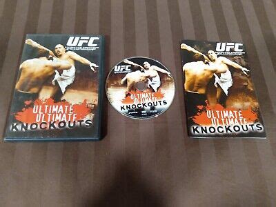 UFC Ultimate Ultimate Knockouts DVD 2007 WWE TKO ICEMAN CHUCK