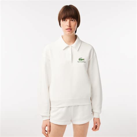 Long-Sleeved Lacoste x Sporty & Rich Polo Shirt