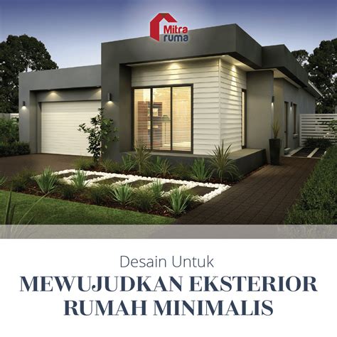 Tips Mendekorasi Eksterior Rumah Modern Dan Minimalis Mitraruma