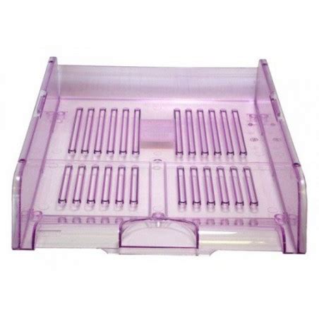 Corbeille Courrier Arda A Violet Transparent