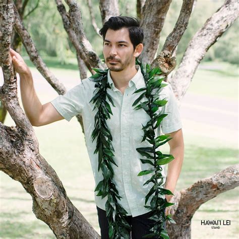 Introducing Our Exquisite Double Ti Leaf Maile Style Lei A True