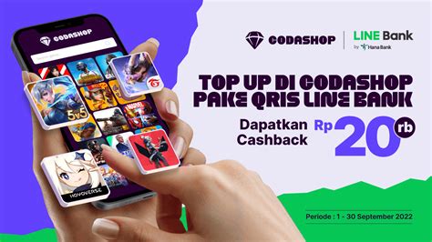 Promo Game Cashback 20rb Pakai Qris Line Bank