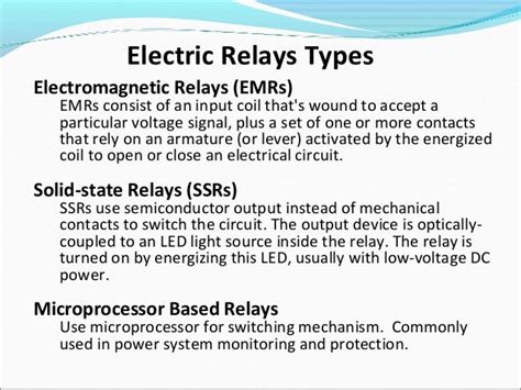 Electrical Relay Types : Different Types Of Relays, Their Construction ...