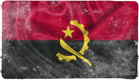 Bandeira antiga de angola • wall stickers angola, africa, symbol ...