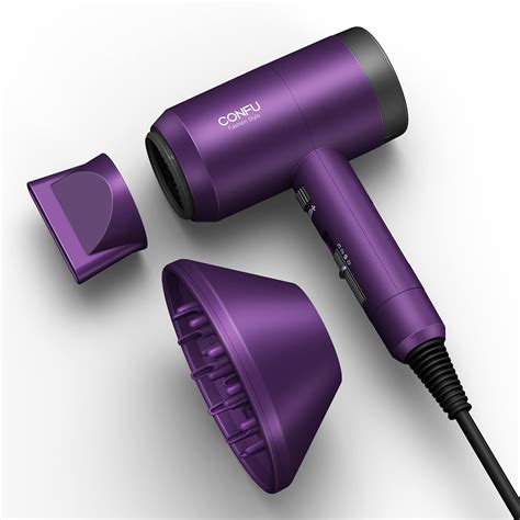 Ionic Hair Dryer, Portable Lightweight Diffuser Hair Dryer, Hair Blow ...