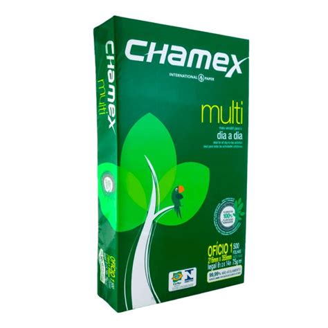 CHAMEX PAPEL FOTOCOPIA OFICIO 500 Hjs BLANCO Offimania