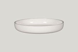 Assiette coupe creuse rond blanc porcelaine Ø 28 cm Rakstone Ease Rak