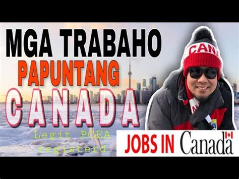 Buhay Canada Paano Makakuha Ng Trabaho Sa Canada Thru Agency License