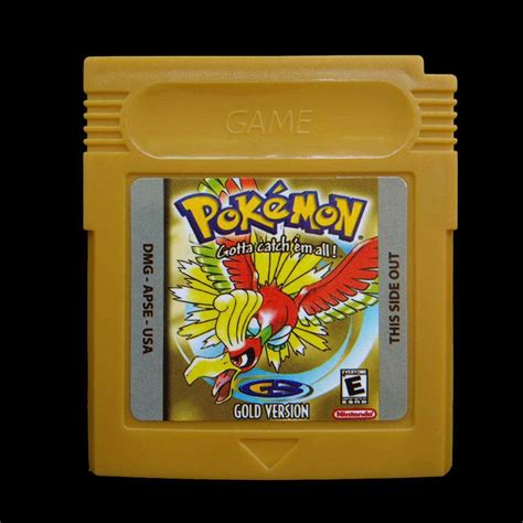 Pokemon Gold Version Gameboy Color High Quality Reproduction