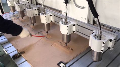 Double Heads Spindles Cnc Router Engraving Youtube