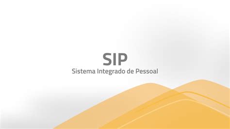 Institucional Sip Sistema Integrado De Pessoal Youtube