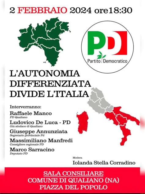 Autonomia Differenziata Convegno A Qualiano