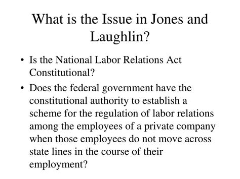 PPT NLRB V Jones And Laughlin Steel Corporation PowerPoint