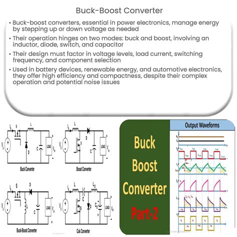 Buck Boost Converter How It Works Application And Advantages