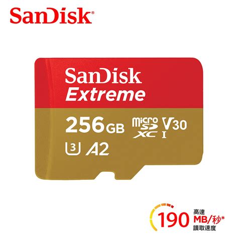 【sandisk】extreme Microsdxc 256g 手遊記憶卡 Friday購物