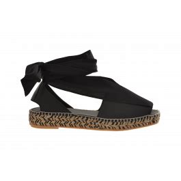 Kurt Geiger Tie Up Peeptoe Espadrille