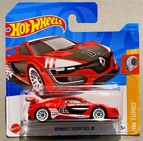 Hot Wheels Renault Sport Rs 01 Red Short Card D £3 00