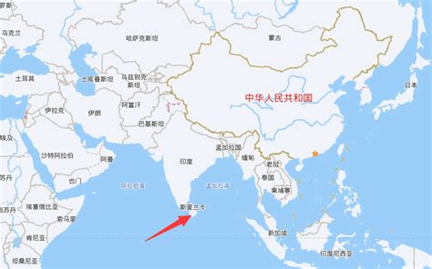 斯里兰卡在哪里斯里兰卡地理位置地图 必经地旅游网