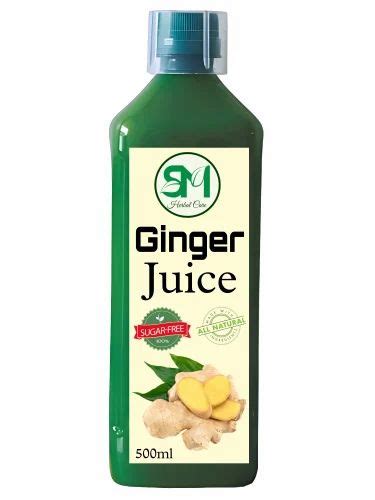 Herbal Ginger Juice Packaging Type Bottle Packaging Size 500ml