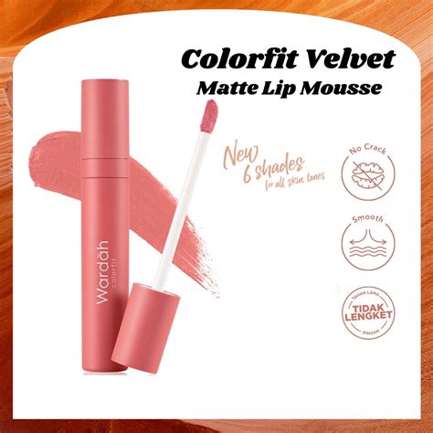 Jual Wardah Colorfit Velvet Matte Lip Mousse Shopee Indonesia