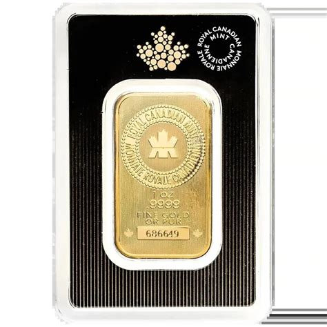 1oz Canadian Mint Gold Bullion Bar MyGold