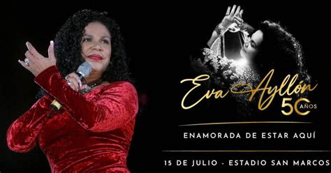 Eva Ayllón 50 años concierto en San Marcos EN VIVO HOY ENTRADAS por