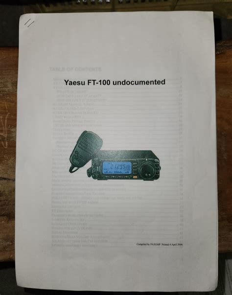 Yahooオークション Yaesu ヤエス アマチュア無線 Ft 100 取扱説明書