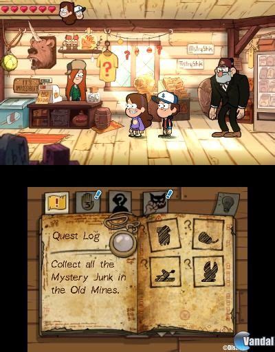 Gravity Falls Legend Of The Gnome Gemulets Videojuego Nintendo Ds