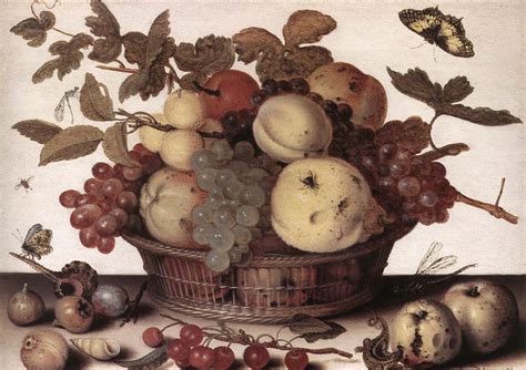 Mlito Basket Of Fruits Balthasar Van Der Ast