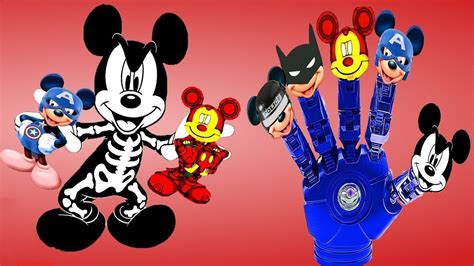 Superheroes Mickey Mouse Is Dancing Snowfall Clubhouse Adventure Finger