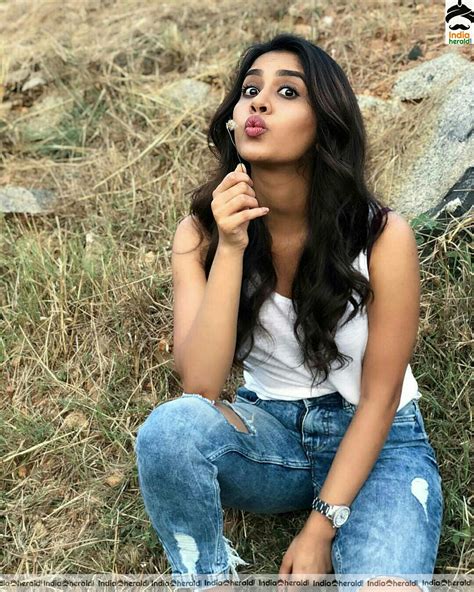 Nabha Natesh Hot Navel Photos In Western Attire