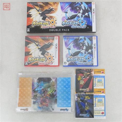 【未使用】1円〜 ソフト未開封 ニンテンドー3ds ポケットモンスター ウルトラサンウルトラムーン ダブルパック Double Pack