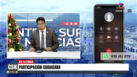 🔴 En Vivo Central Sur De Noticias Arequipa 22 12 2022 Youtube