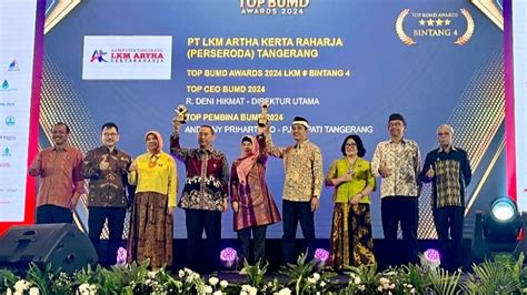 Pt Lkm Artha Kerta Raharja Raih Top Bumd Awards Berhasil Bantu