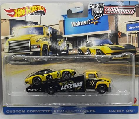 HOT WHEELS LEGENDS Tour Team Transport Custom Corvette Stingray Coupe WALMART PicClick AU