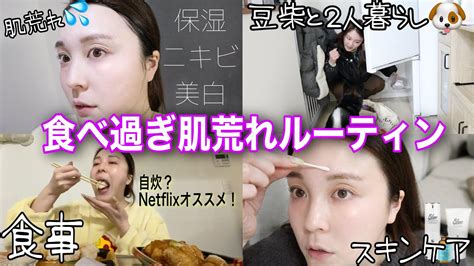 【超独身】食べ過ぎた次の日ナイトルーティン〜24才と豆柴1才の生活〜 Youtube