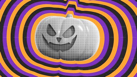 Halloween Pumpkin Halftone Collage - Graphics | Motion Array