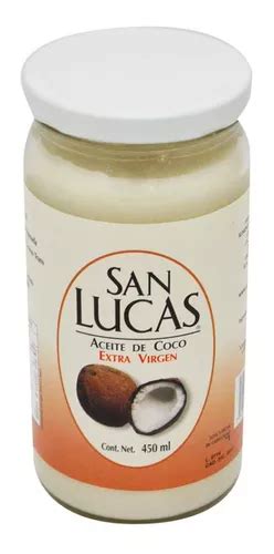 Aceite De Coco Organico Extra Virgen San Lucas 450 Ml