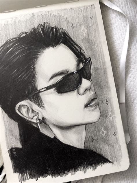 Yeonjun Txt Sketch By Ssvanur Kpop Drawings Art Drawings Sketches