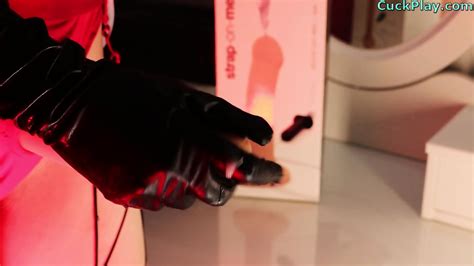 Sissy Chastity Slave Boy Takes Huge Load In His Ass From Pegging