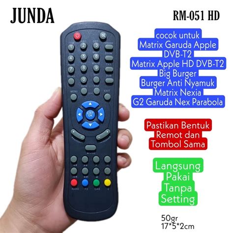 Jual Remote Junda Rm Cocok Untuk Reciever Dan Set Top Box Stb Dvb