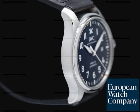 IWC IW328201 Mark XX Leather Strap Black Dial (51221) | European Watch Co.