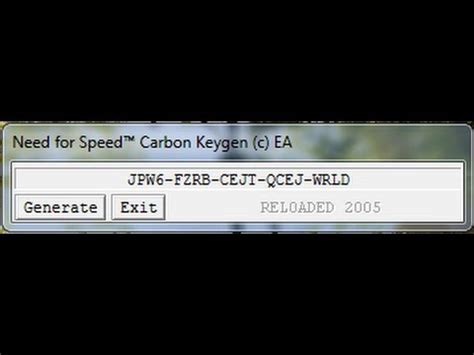 Ключи Для Need For Speed Carbon - instructionmaven