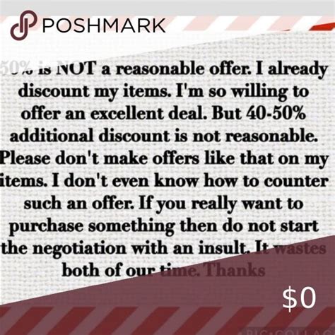 Please Check Out Reasonable Offer Chart I Am Awesome Reasonable