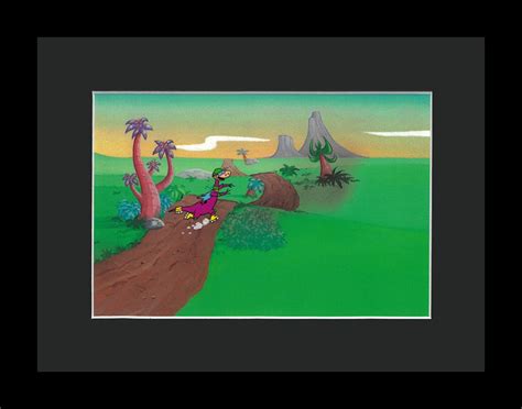 Dino Flintstone Dino Pebbles Production Cel Framed - Etsy