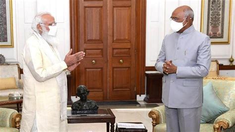 PM Modi Meets President Kovind Ahead Of Monsoon Session To Discuss