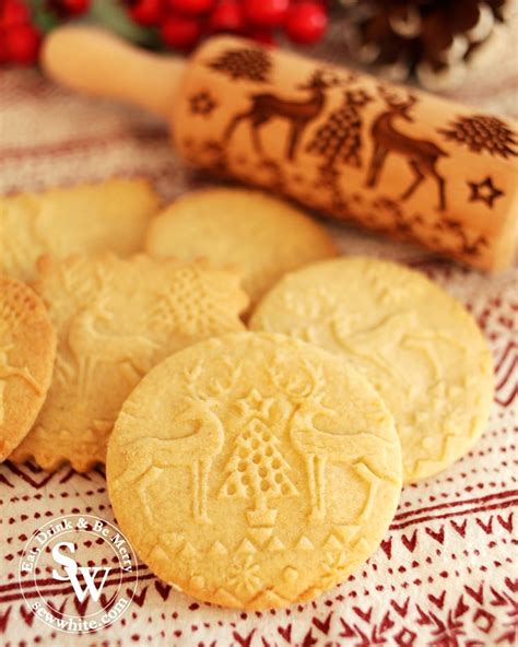 Embossed Rolling Pin Biscuit Recipe Easy Spiced Biscuits